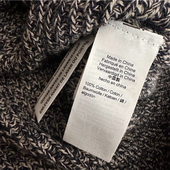 J. Crew Marled Cotton Raglan Sleeve Crew Neck Tunic Sweater Size XS - Picture 7 of 8